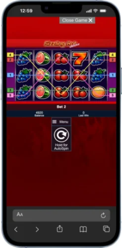 Sizzling Hot Deluxe game
