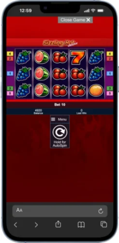 Sizzling Hot Deluxe play