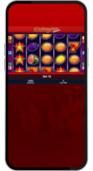 Tracking wins and Gamble feature in Sizzling Hot Deluxe